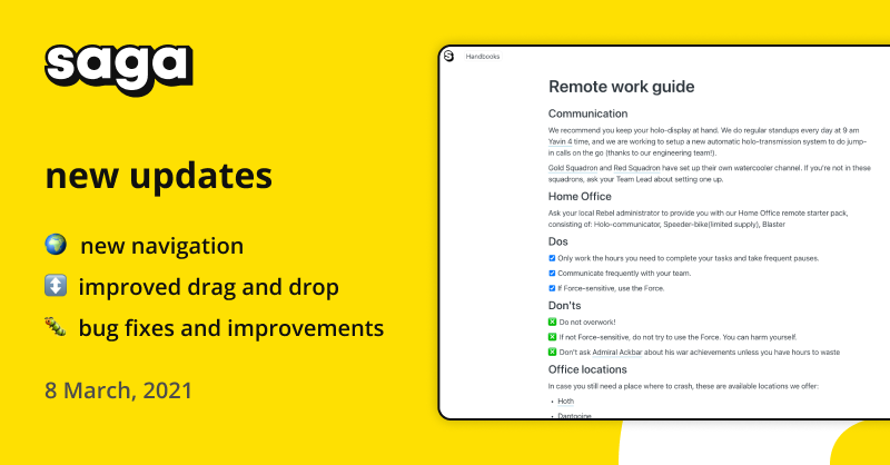 Improved Navigation